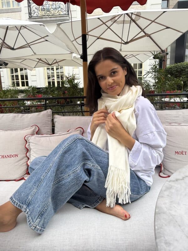 SEZANE SCARF CRÈME