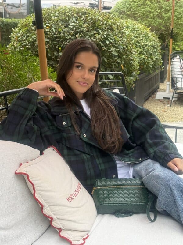 JAILEY JACKET - NAVY/GREEN - M/L