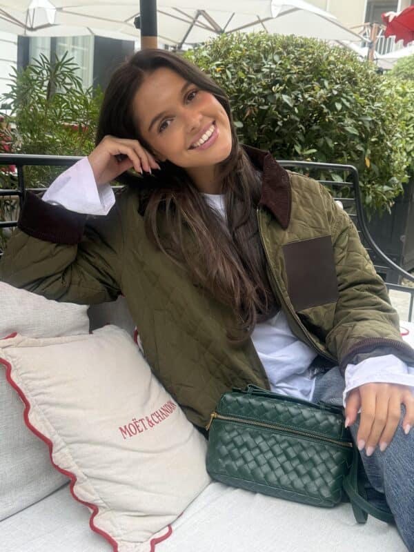 KATE JACKET - KHAKI/BROWN - M/L