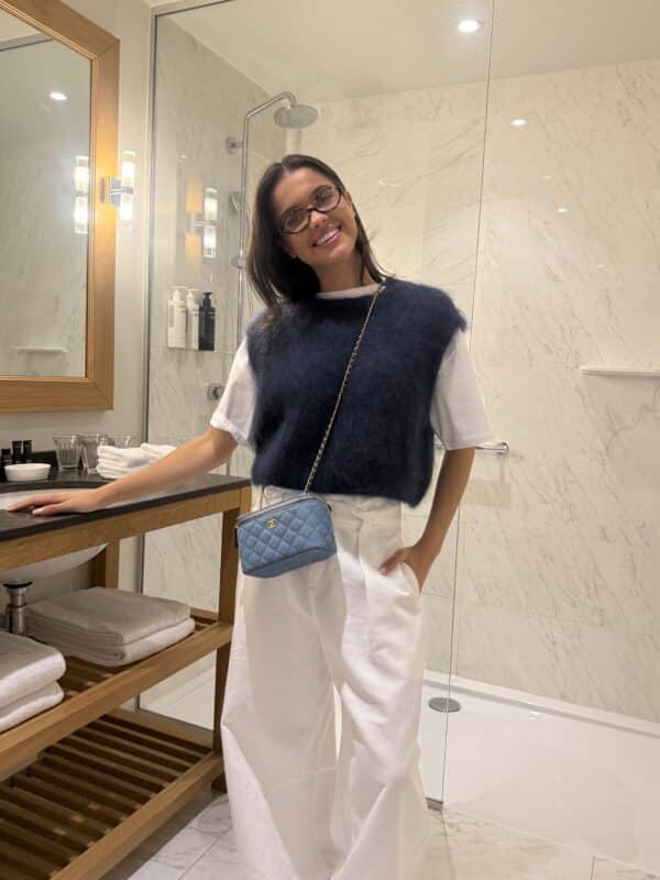 ROSIE MOHAIR DEBARDEUR - NAVY - ONE SIZE