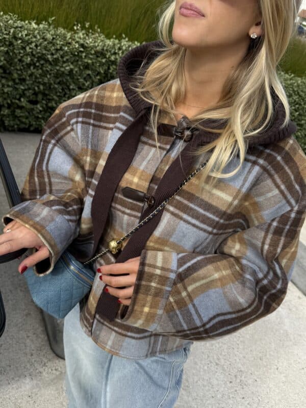 ELLA-B JACKET CHECK - ONE SIZE