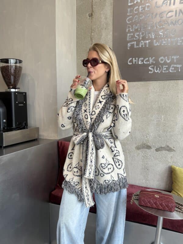 STÉ CARDIGAN BEIGE ONE SIZE