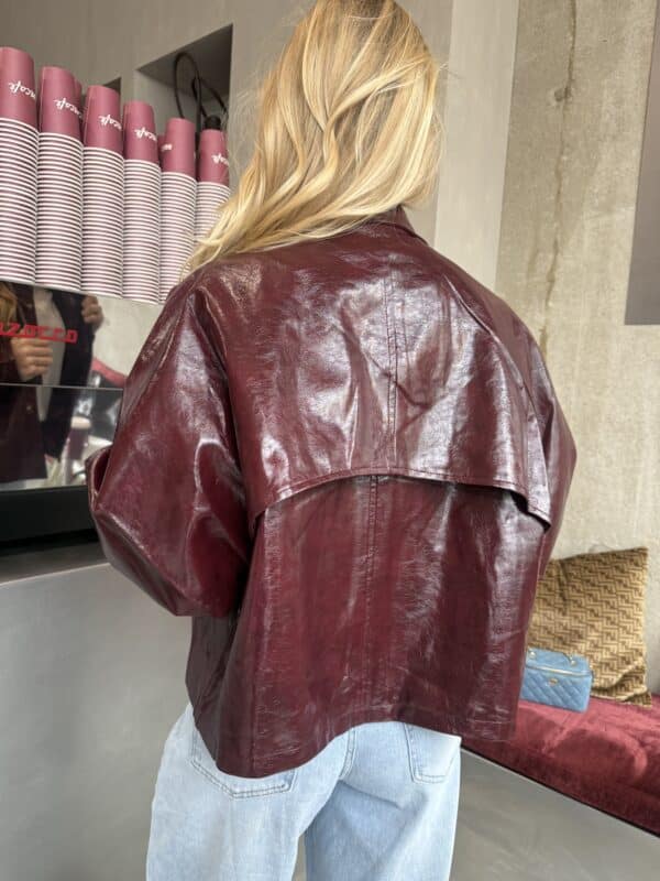 GRACE JACKET - BURGUNDY - ONE SIZE
