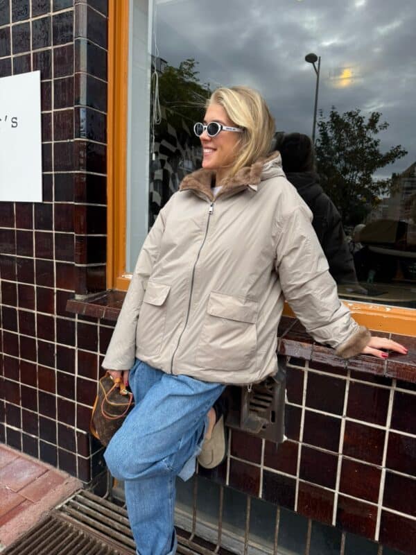 MAE JACKET - BEIGE - ONE SIZE
