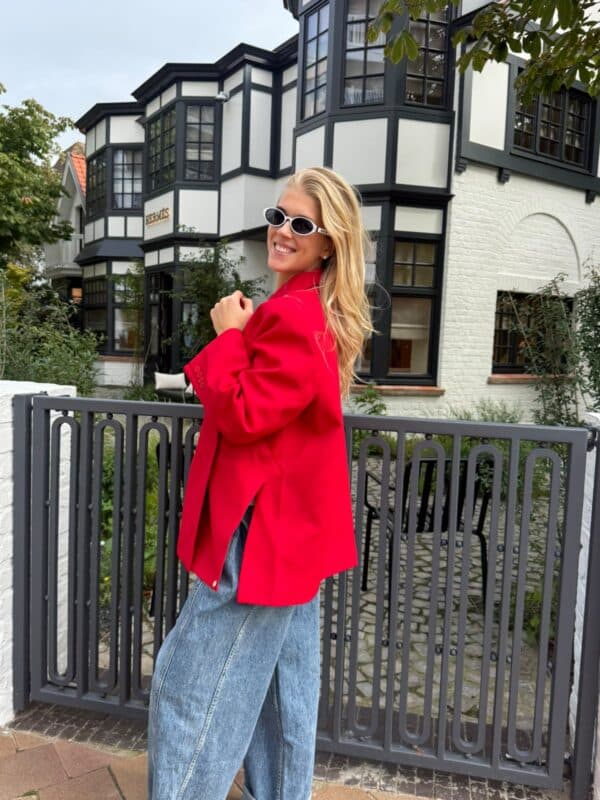 CHARLIE BLAZER - RED - ONE SIZE