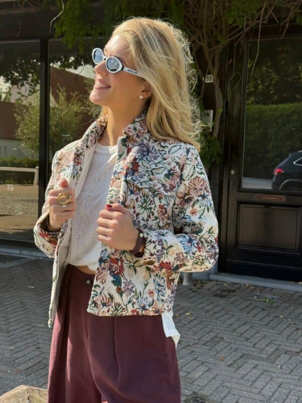 JUUL FLOWER JACKET - FLOWER PRINT - LARGE