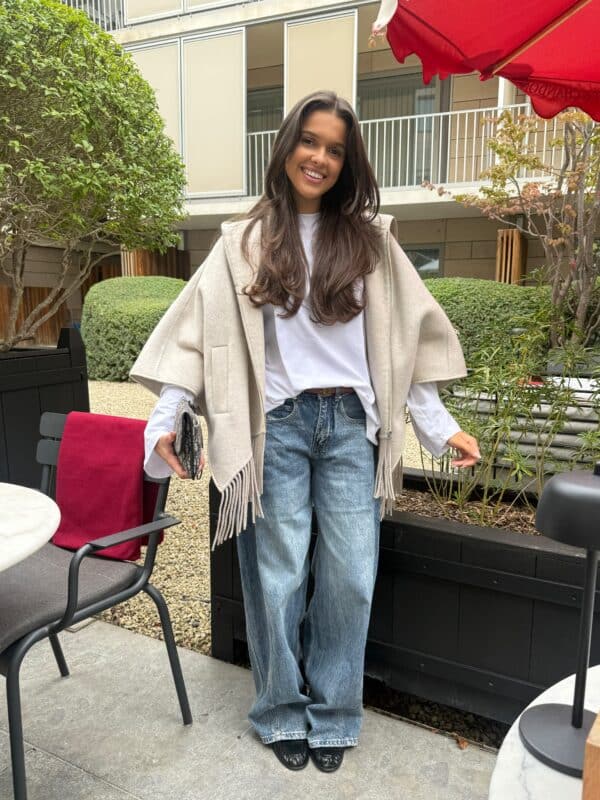 AMALIA JACKET TAUPE - ONE SIZE