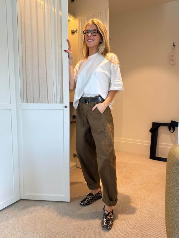 JULIETTE PANTS - OLIVE BROWN - ONE SIZE