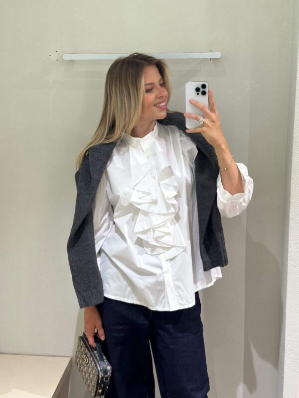 MAEVE BLOUSE - WHITE - ONE SIZE