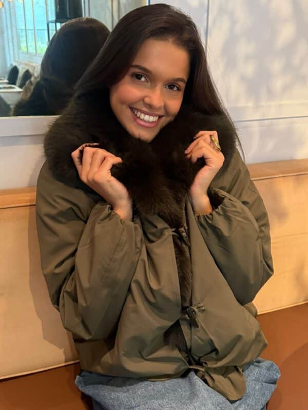 JULIA JACKET - KHAKI - ONE SIZE