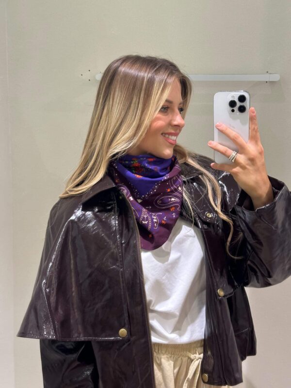 CECILY SCARF - BORDEAUX
