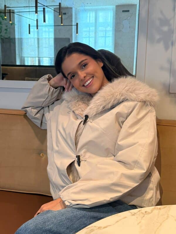 JULIA JACKET - BEIGE - ONE SIZE