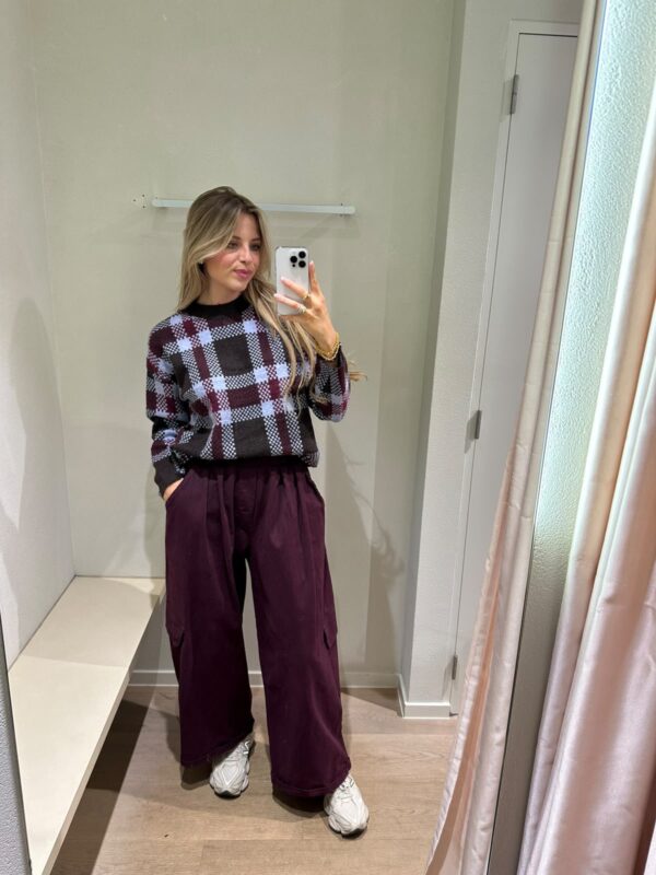 SKYE PANTS - BORDEAUX - ONE SIZE