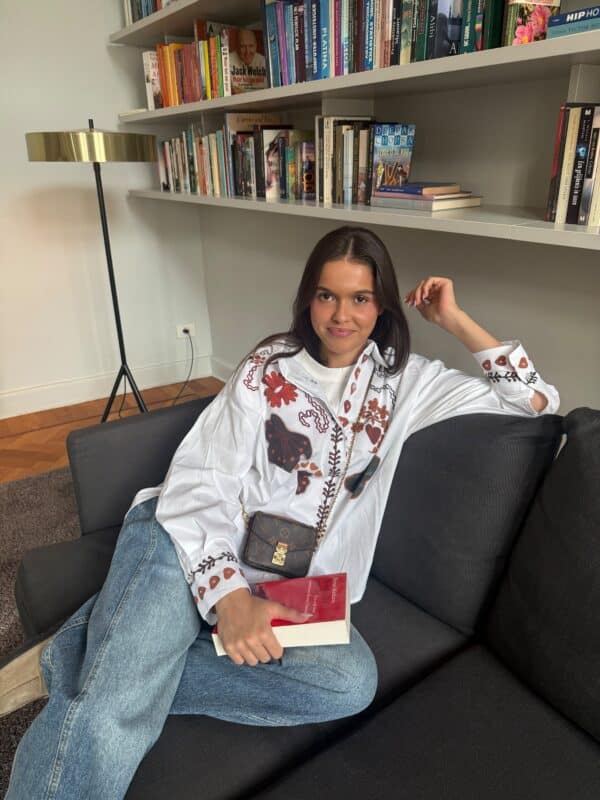 MADELEINE BLOUSE - WHITE - ONE SIZE