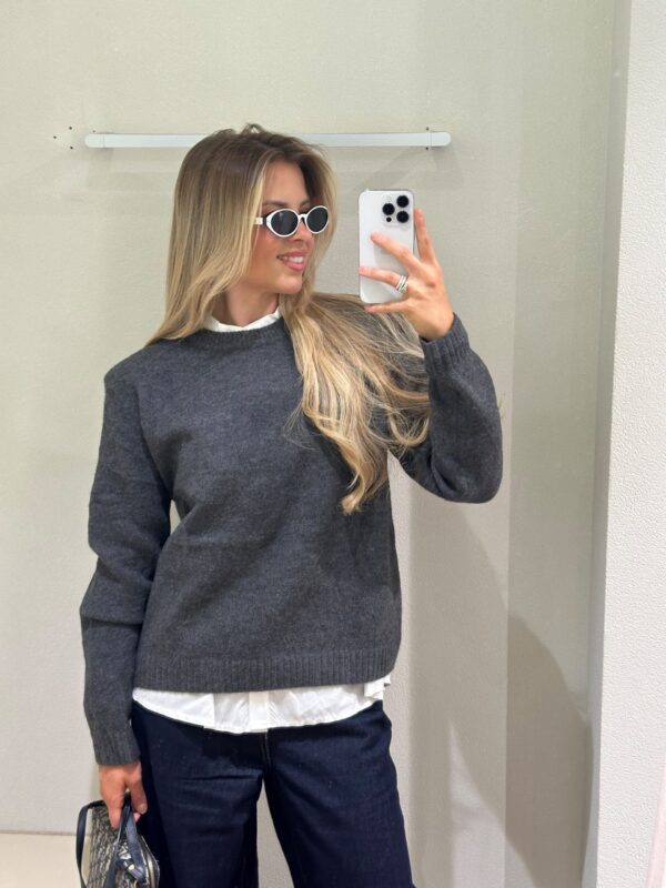 EMMELINE KNIT - GREY - ONE SIZE
