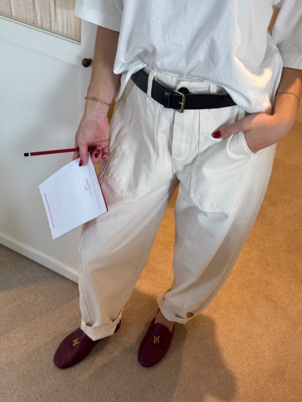 JULIETTE PANTS - OFF WHITE - ONE SIZE
