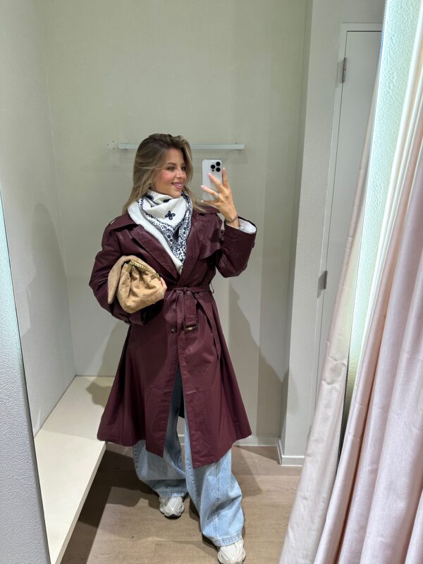 LOTTIE JACKET - BORDEAUX - LARGE