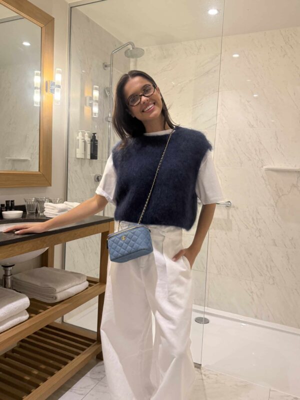 ROSIE MOHAIR DEBARDEUR - NAVY - ONE SIZE