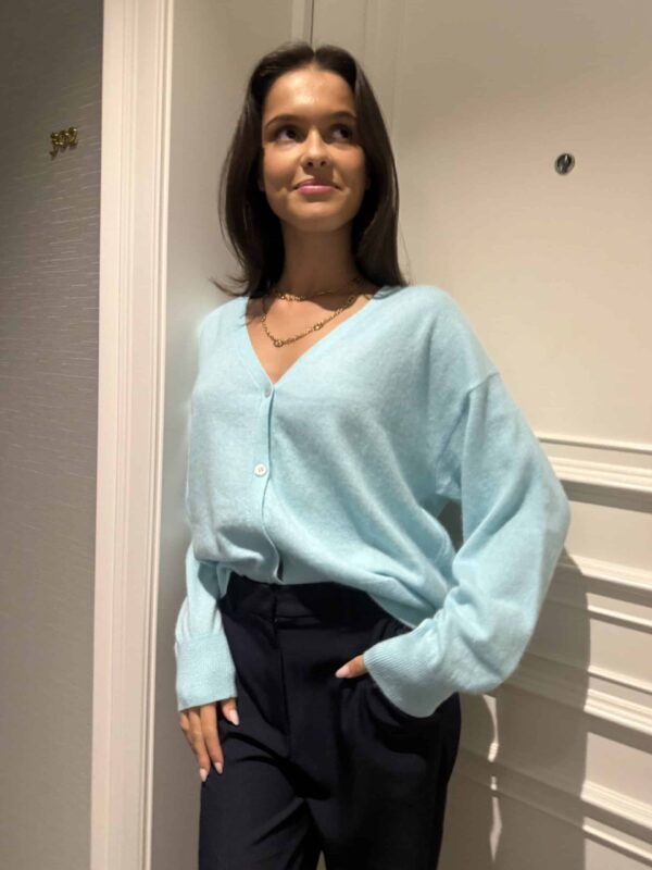 SOPHIE GILET - AQUA - M/L