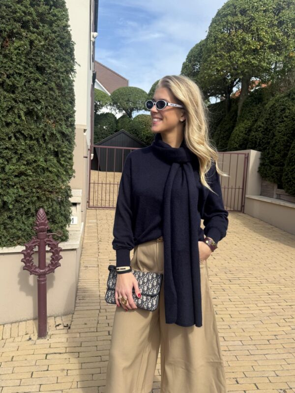 JUSTINE KNIT BLUE - M/L