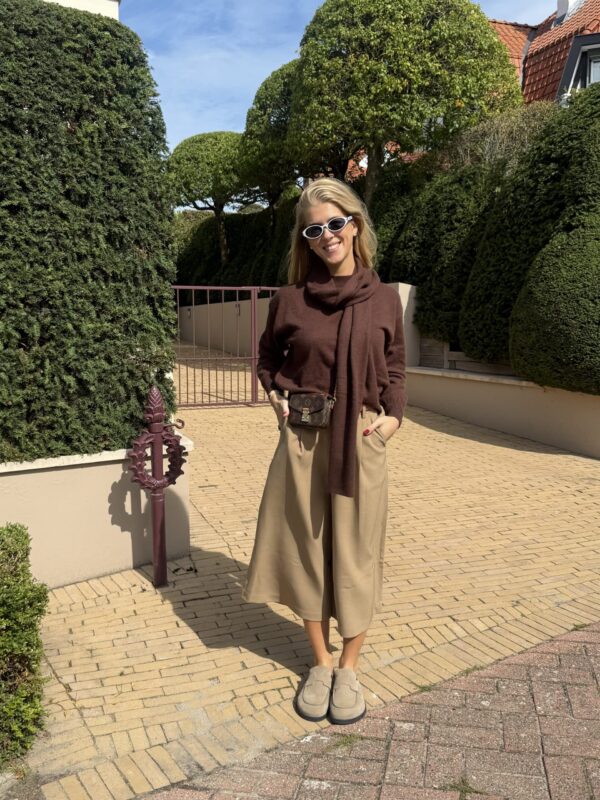 ANNA SCARF - CHOCOLAT