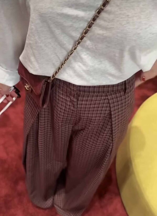 RICO PANTS - BORDEAUX - LARGE