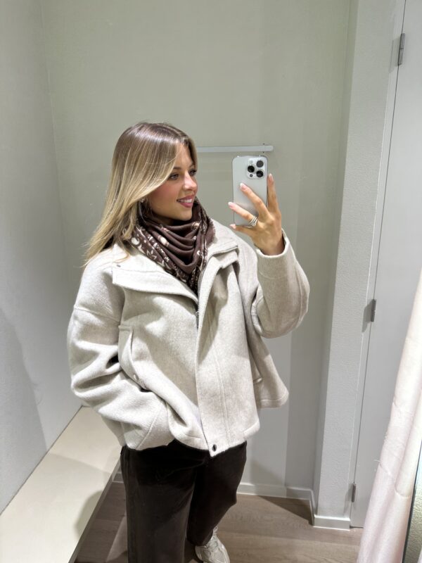 SAAR JACKET BEIGE - MEDIUM/LARGE