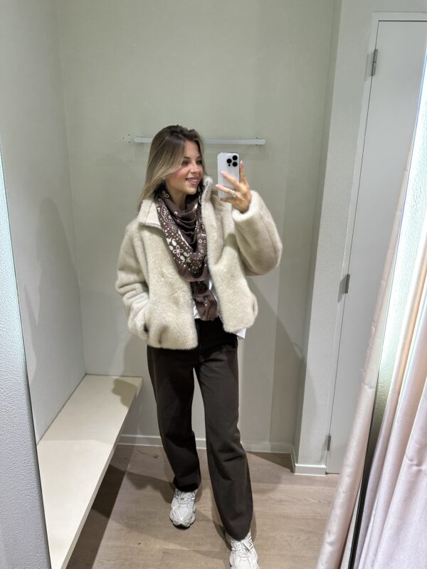ZOE JACKET BEIGE - REVERSIBLE - SMALL