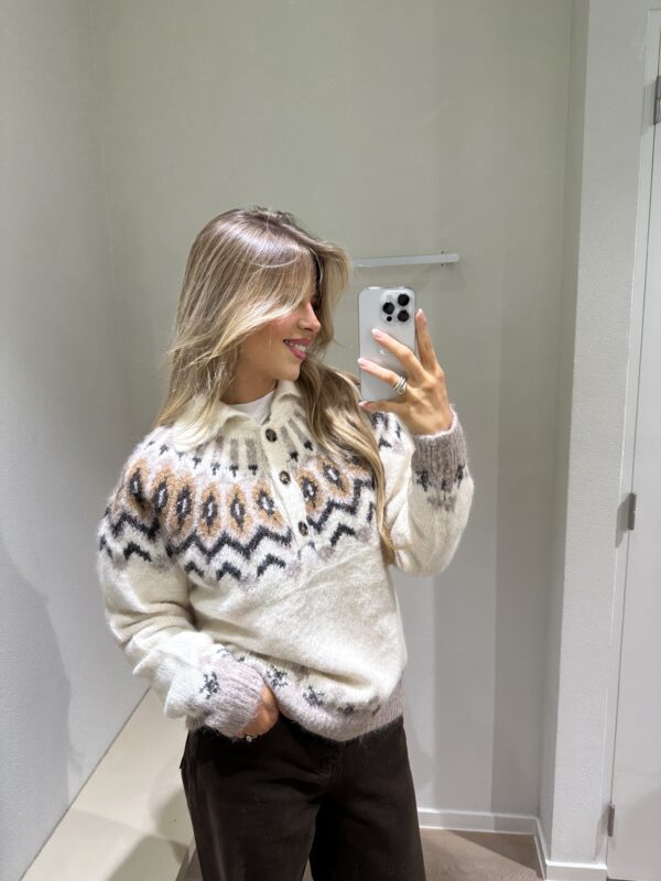 EVA SWEATER BEIGE - ONE SIZE