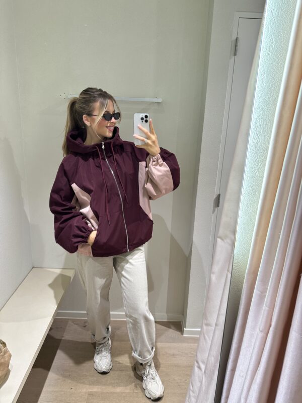 LOÏS JACKET - BORDEAUX - TU