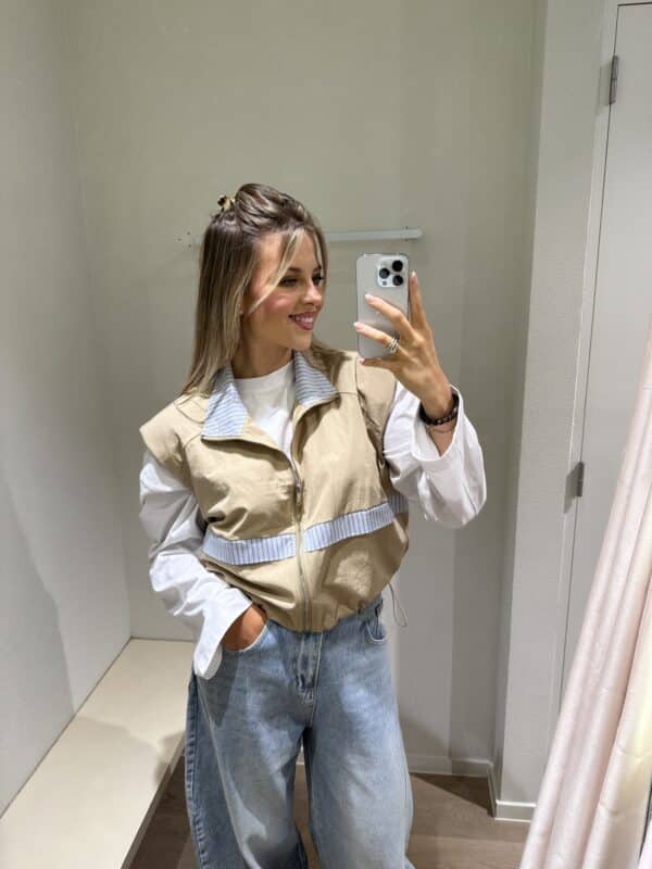 ELLA JACKET - BEIGE - LARGE