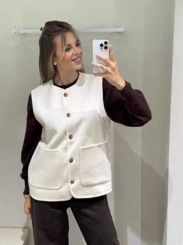 LENA JACKET ECRU - S/M