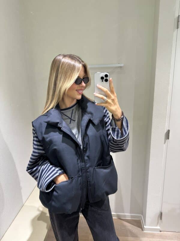 CATO JACKET NAVY - S/M