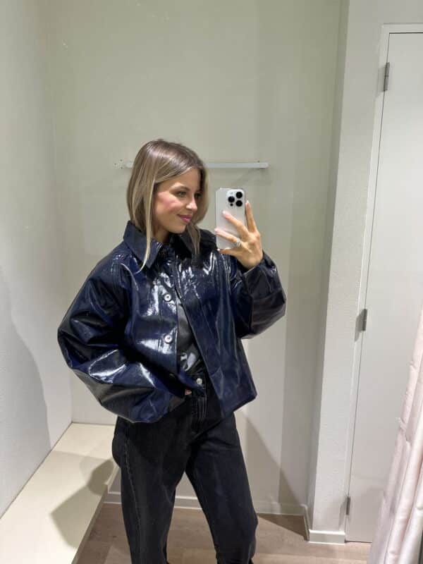LIVA JACKET NAVY - ONE SIZE