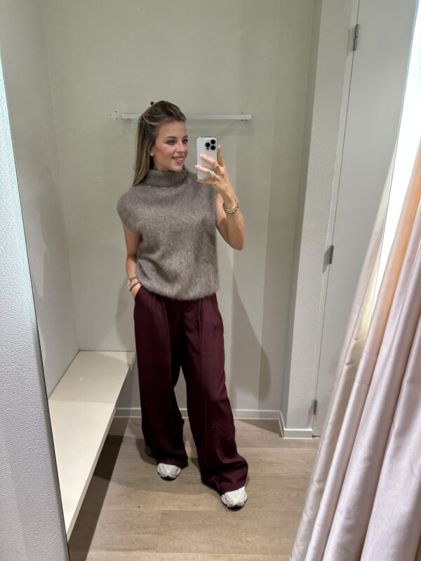 AYLA PANTS - BORDEAUX - SMALL