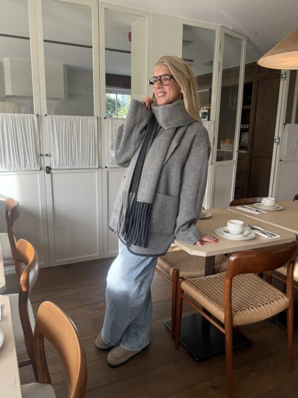 VICTOIRE REVERSIBLE JACKET - GREY - M/L