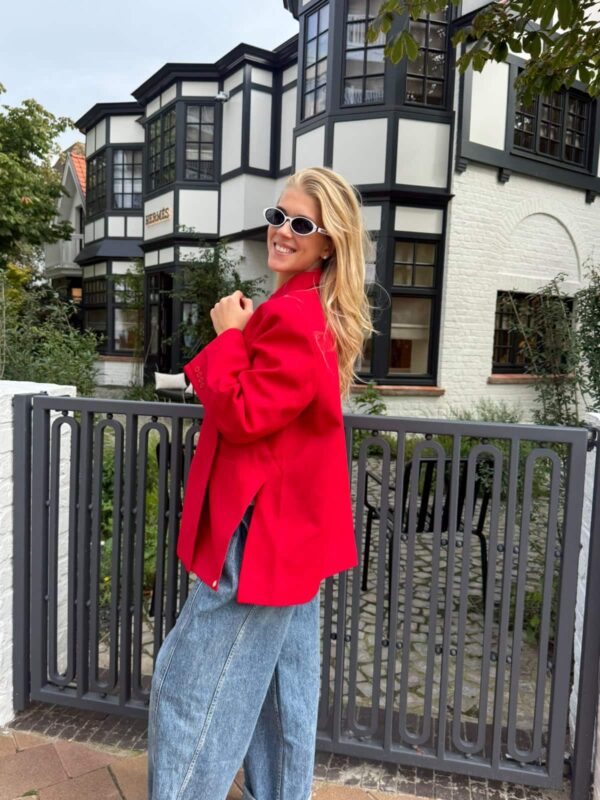 CHARLIE BLAZER - RED - ONE SIZE