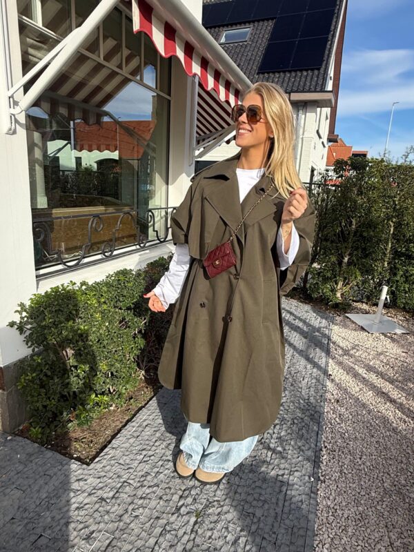 JEANNE JACKET - KHAKI - ONE SIZE
