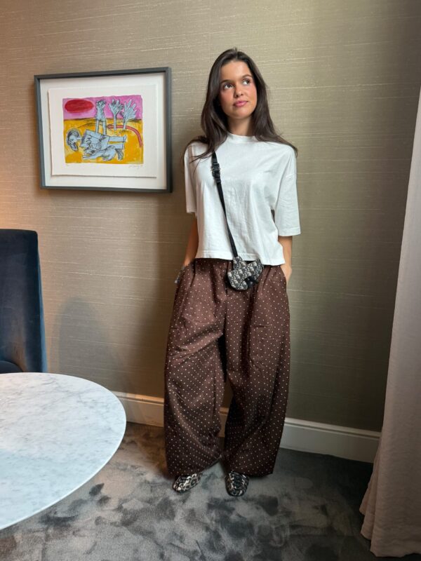 DAPHNE PANTS - BROWN - S/M