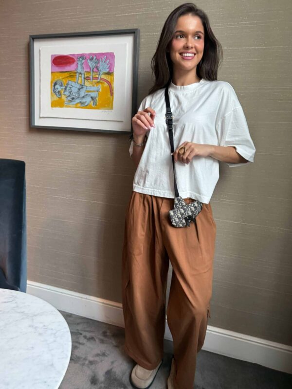 FLORA PANTS - BROWN - ONE SIZE