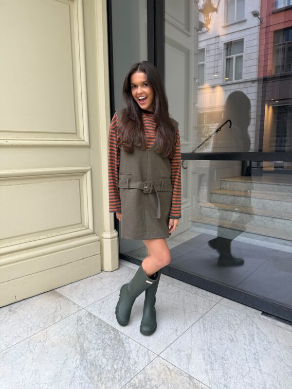 EMILY DRESS - KHAKI - M/L