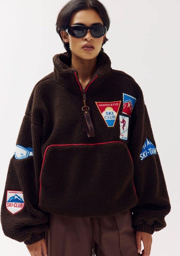 HARPER AND YVE JUMPER - BROWN - LARGE